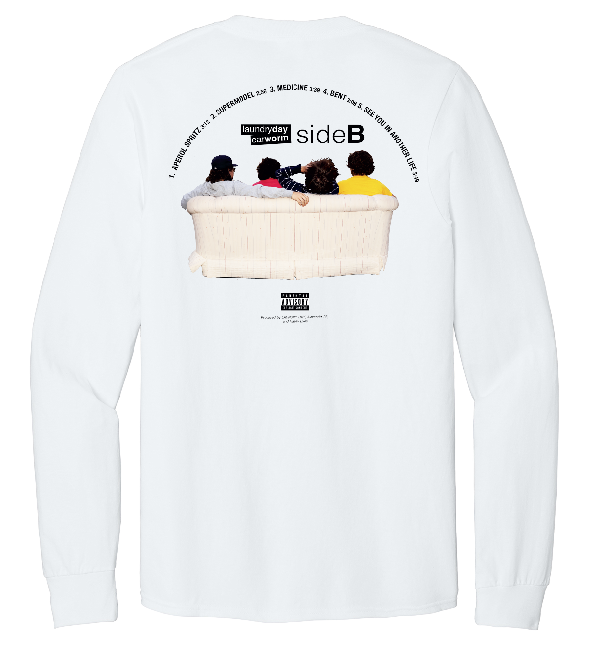 LAUNDRY DAY - Side A/B Long sleeve Tee