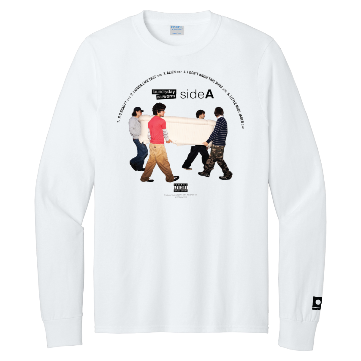LAUNDRY DAY - Side A/B Long sleeve Tee