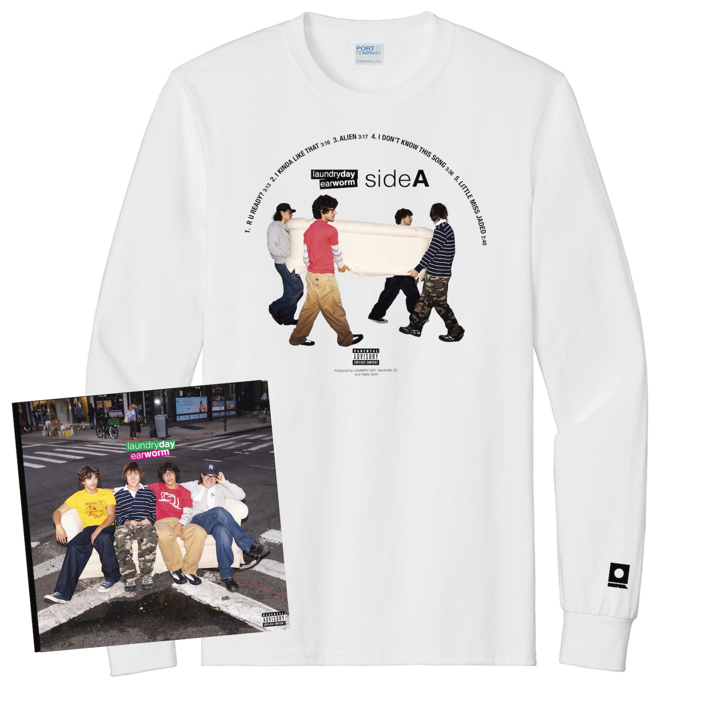 LAUNDRY DAY - CD & Long sleeve Bundle